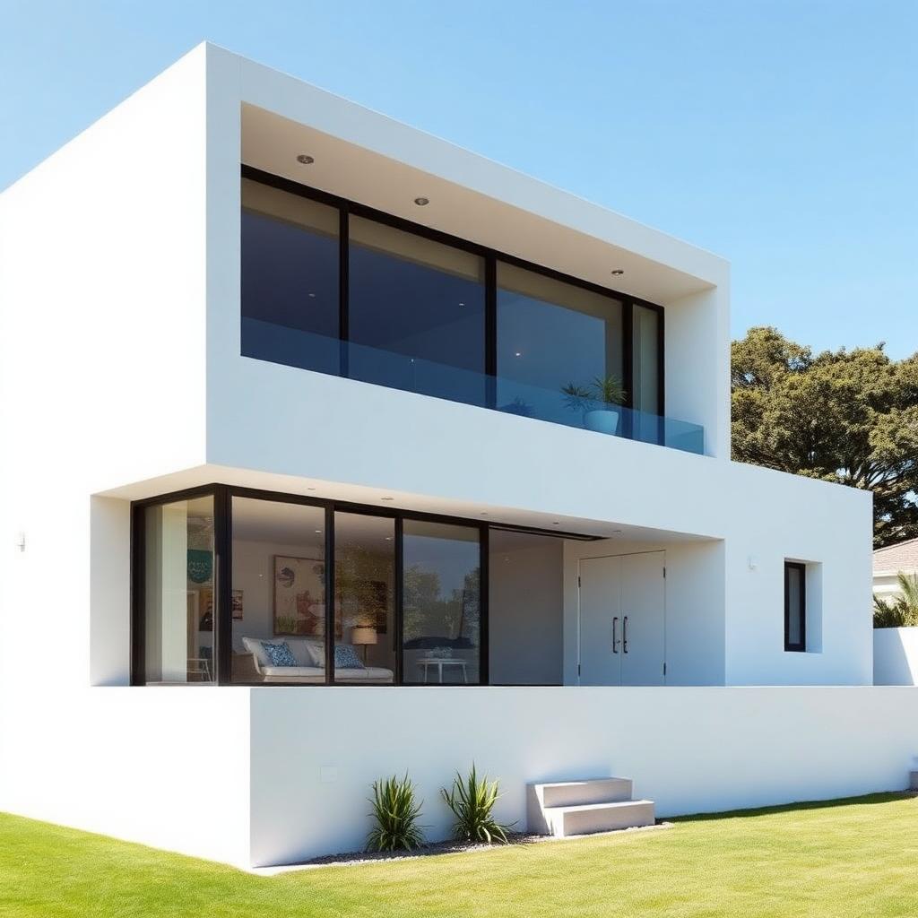 Minimalist Cube House